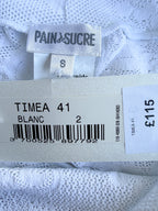 Pain De Sucre White Lace Beach Trousers in Timea