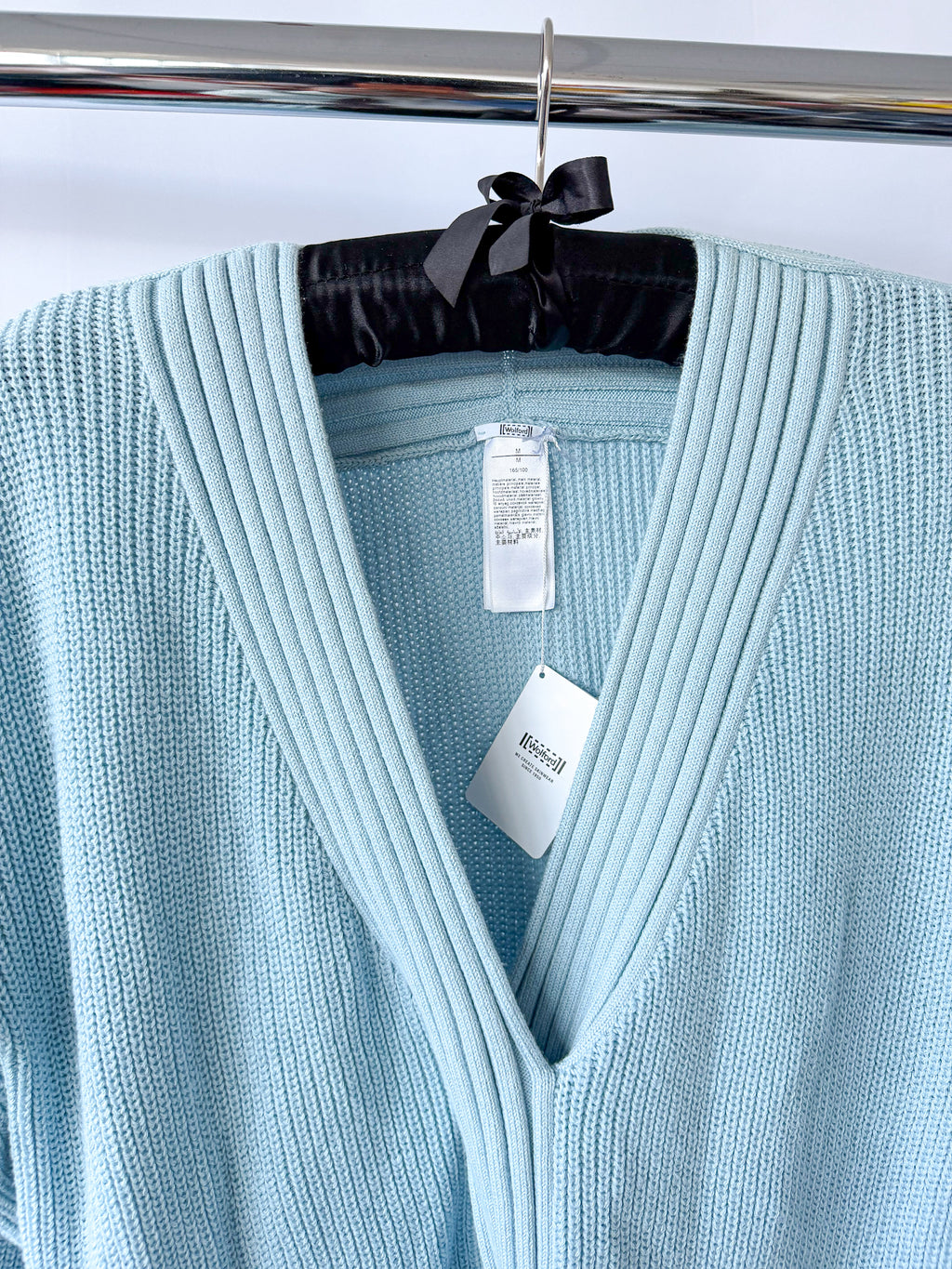 Wolford Braid Knit Wool Cardigan