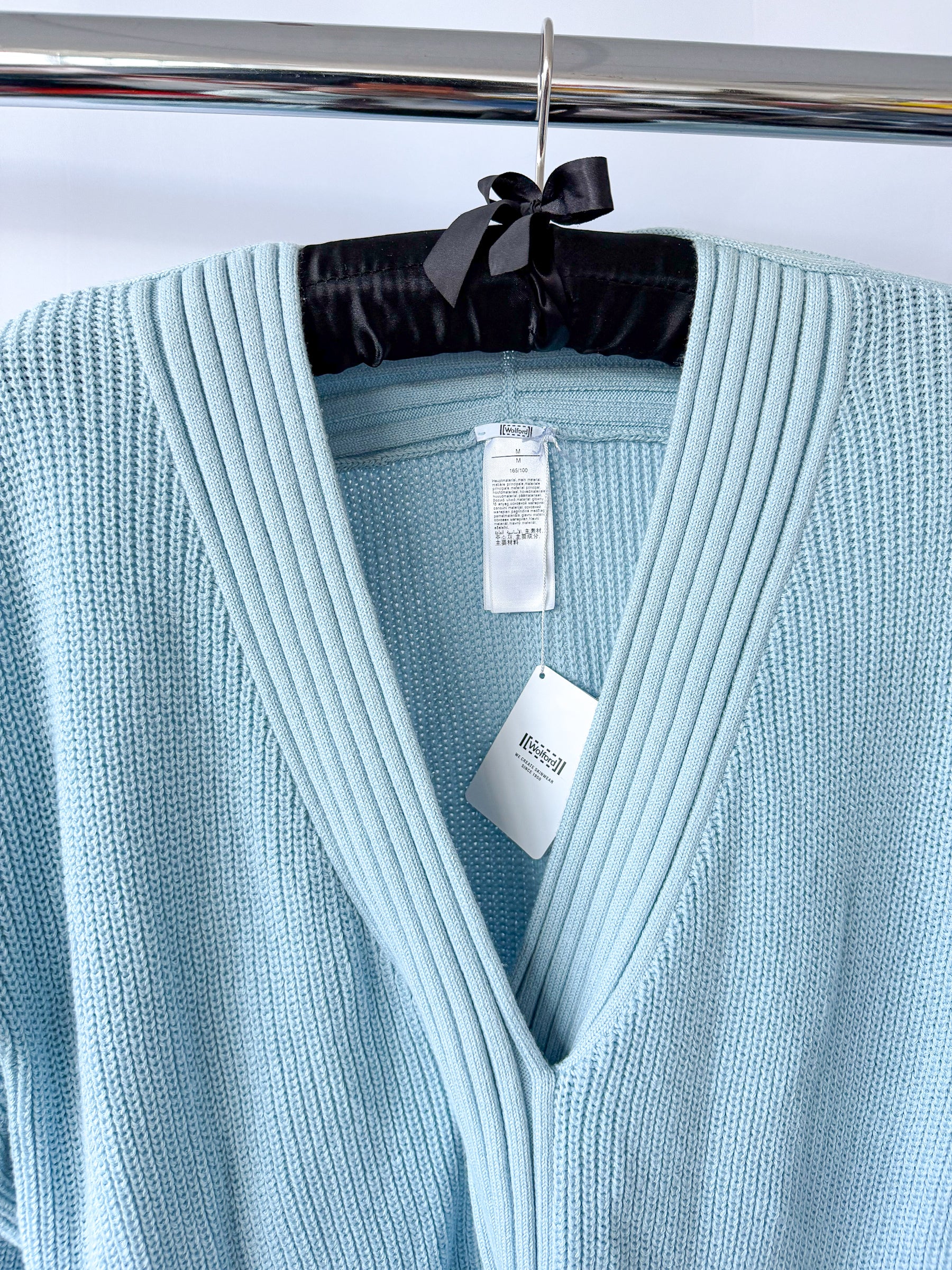 Wolford Braid Knit Wool Cardigan