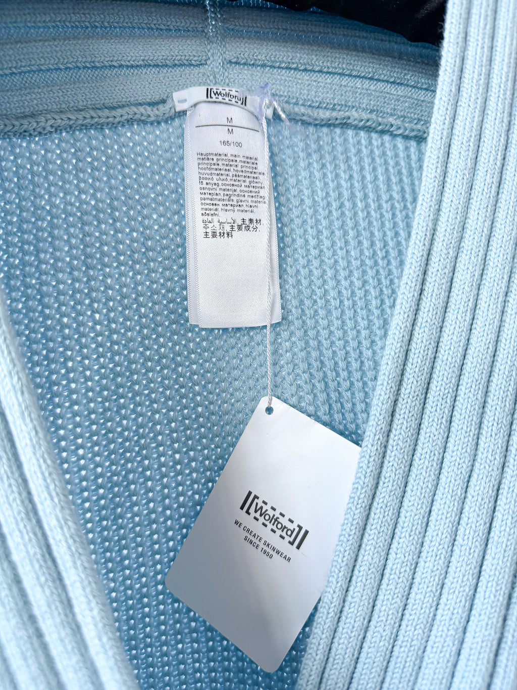 Wolford Braid Knit Wool Cardigan