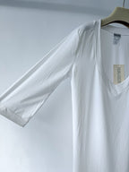 Pain De Sucre White Loose Cut V-Neck Beach Coverup Dress in Nessa