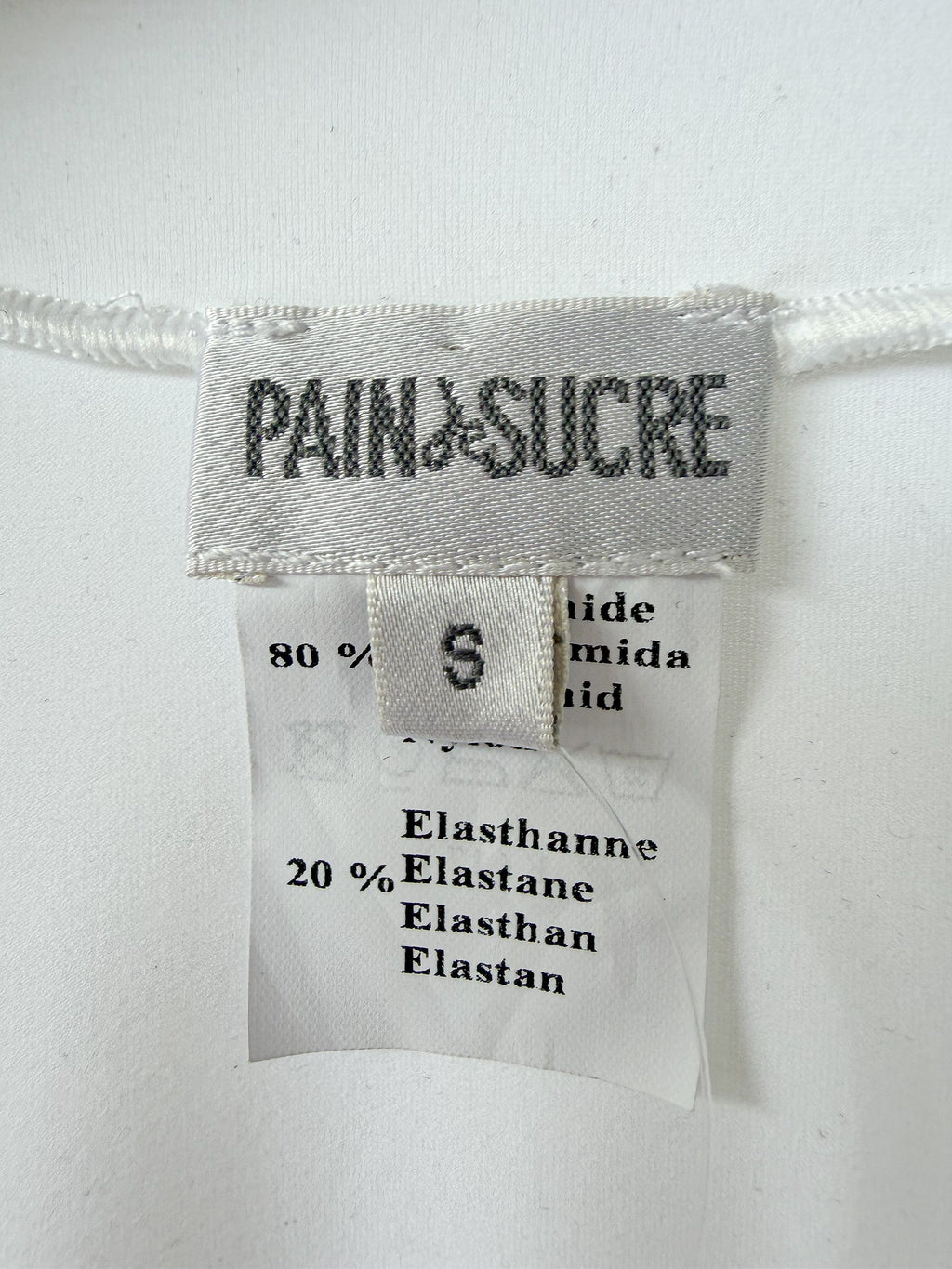 Pain De Sucre White Loose Cut V-Neck Beach Coverup Dress in Nessa
