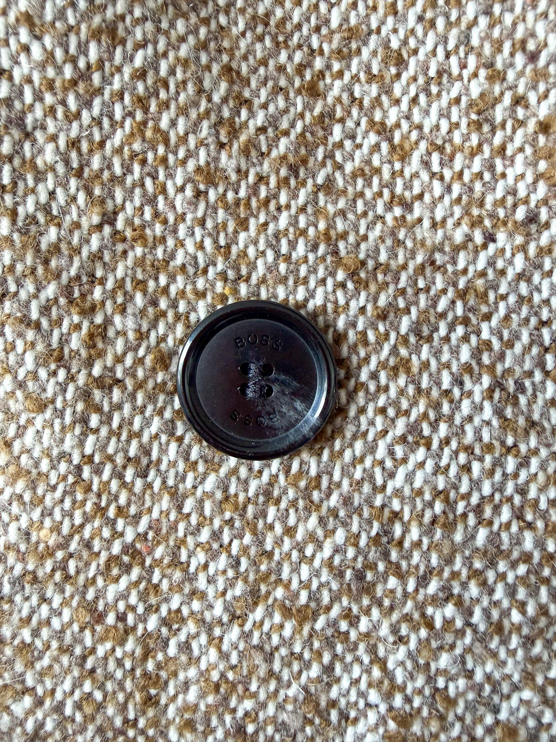 Hugo Boss Brown Tweed Over Coat