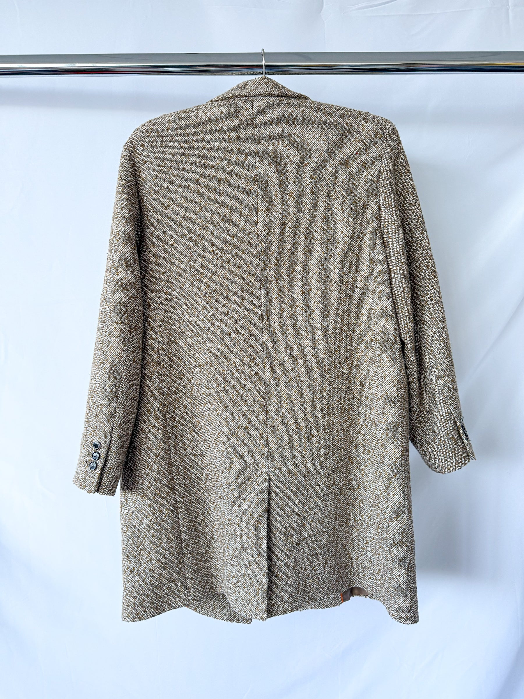 Hugo Boss Brown Tweed Over Coat