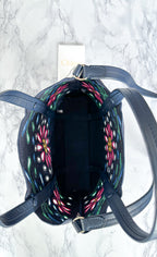 Chloé Kamilla North/South Floral Broderie Anglaise Embroidered Linen Tote Crossbody Handbag