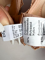 Pain De Sucre French Lace Padded Bra in Dean