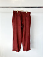 Gant Burgundy Wool Twill Suit Pant