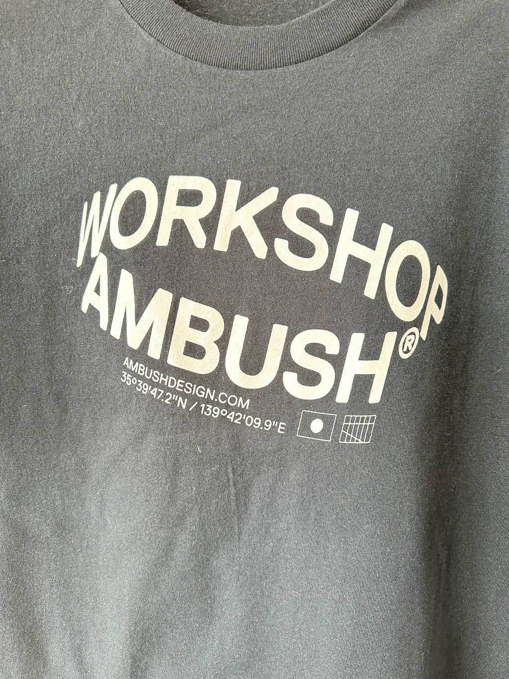 AMBUSH Workshop Black Revolve Logo T-Shirt