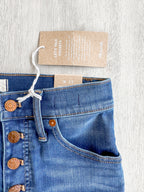 MADEWELL 10-tommers skinny crop-jeans med høy høyde