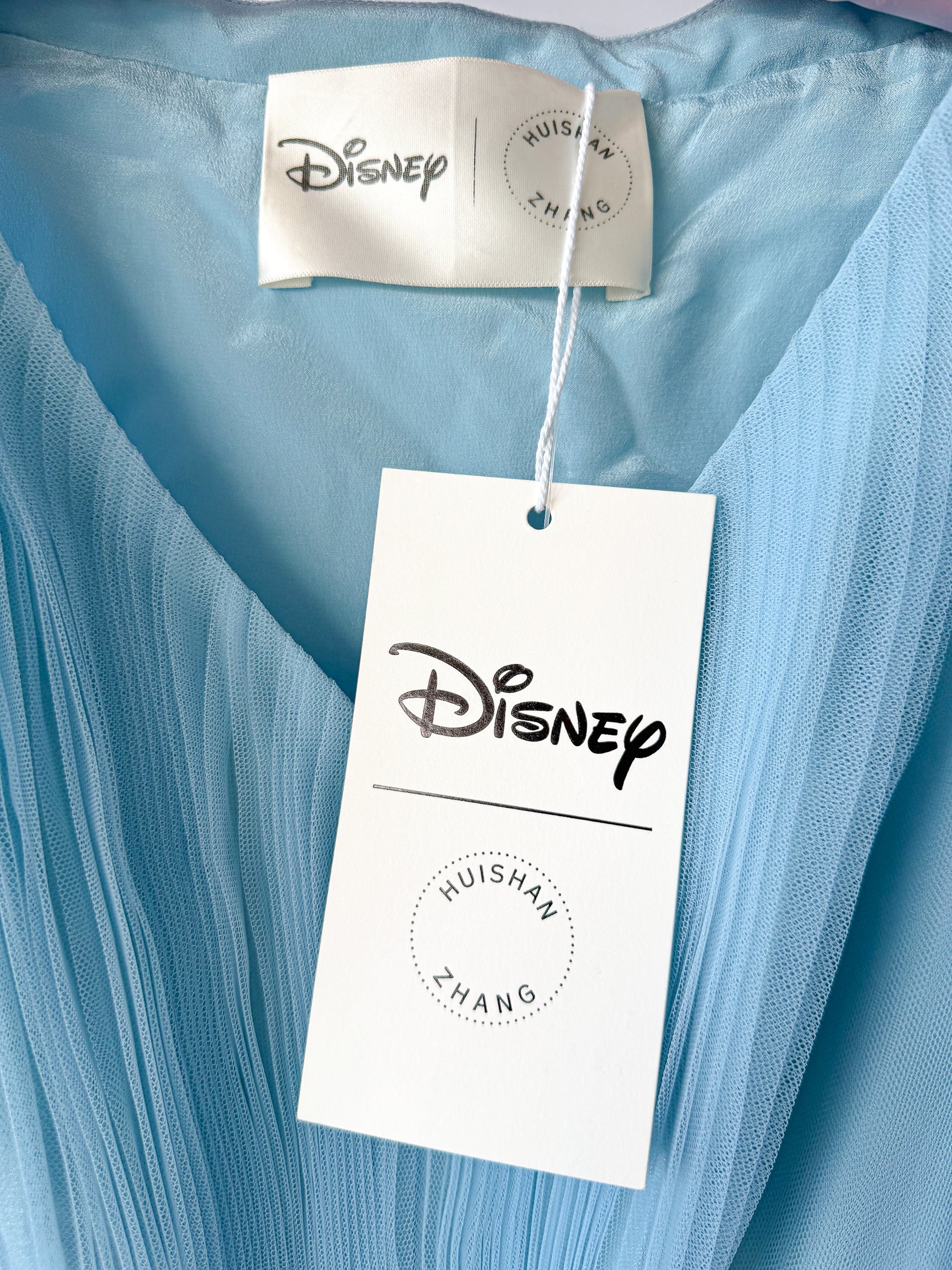 Huishan Zhang x Disney Josephine Plissé Woven Maxi Dress