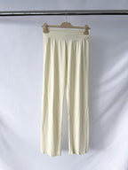 Pain De Sucre Ecru Soft Touch Stretch Waist Trousers in Brody