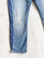 Madewell High-Rise Slim Raebrook Wash Boyjean Relaxed Leg Denim Jeans - House Of Huntington