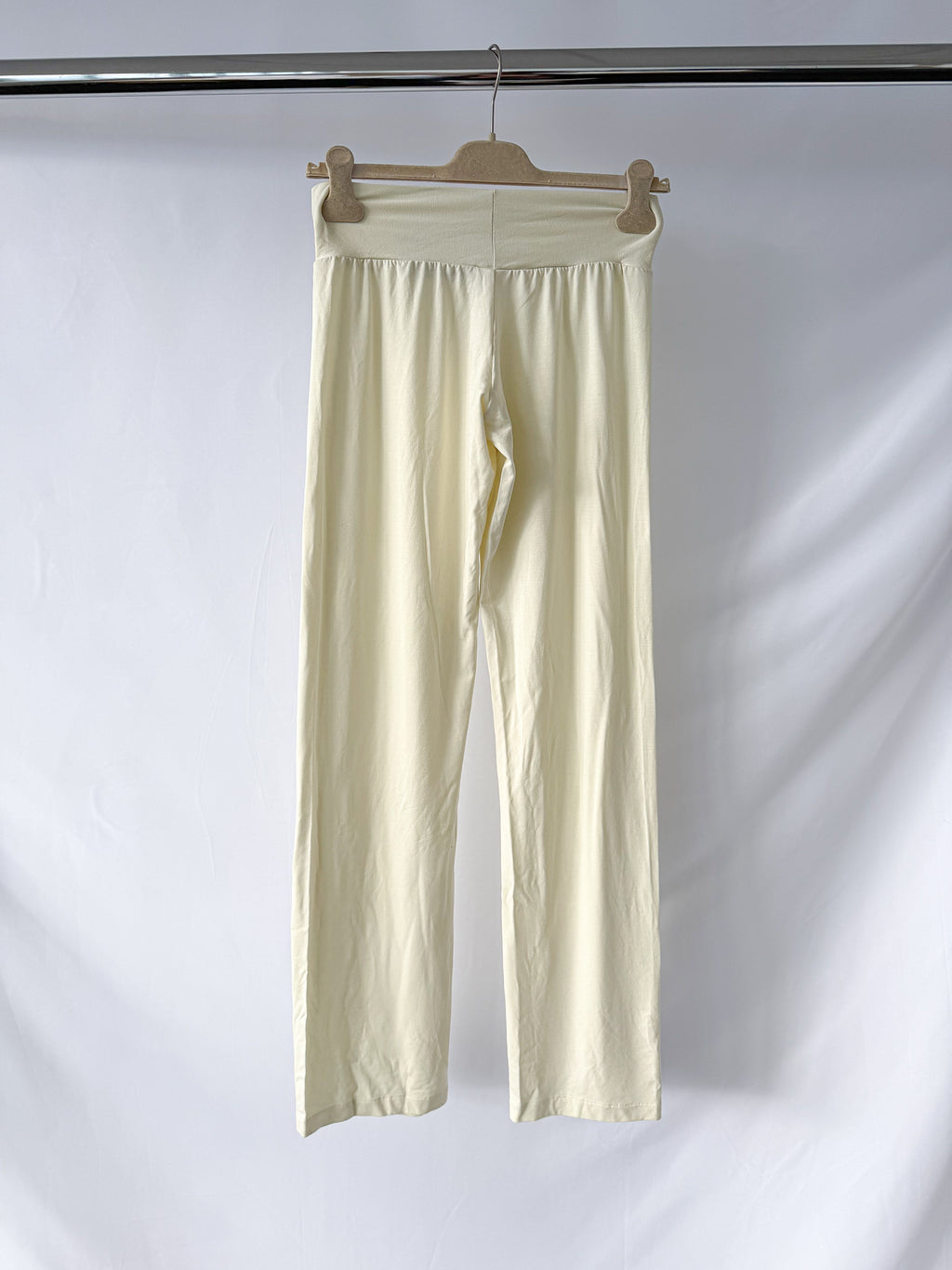 Pain De Sucre Ecru Soft Touch Stretch Waist Trousers in Brody