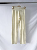 Pain De Sucre Ecru Soft Touch Stretch Waist Trousers in Brody