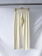 Pain De Sucre Ecru Soft Touch Stretch Waist Trousers in Brody