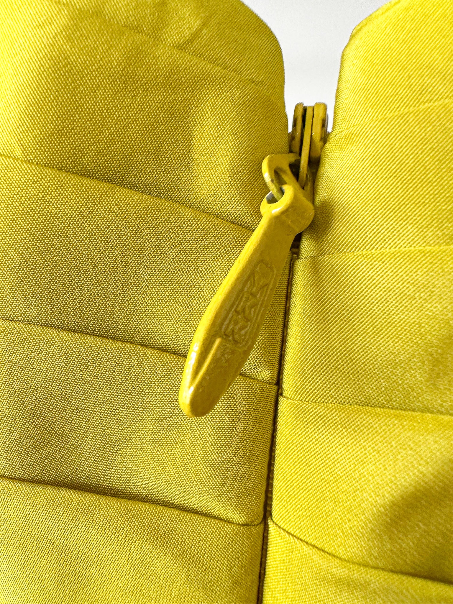 Elie Saab Lime Green Ruffle Detail Off Shoulder Open Leg Formal Gown AW23/24 - House Of Huntington