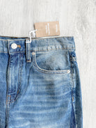 Madewell High-Rise Slim Raebrook Wash Boyjean Relaxed Leg Denim Jeans - House Of Huntington