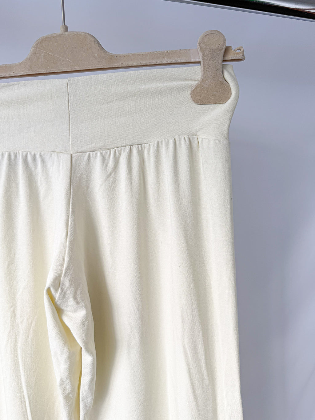 Pain De Sucre Ecru Soft Touch Stretch Waist Trousers in Brody