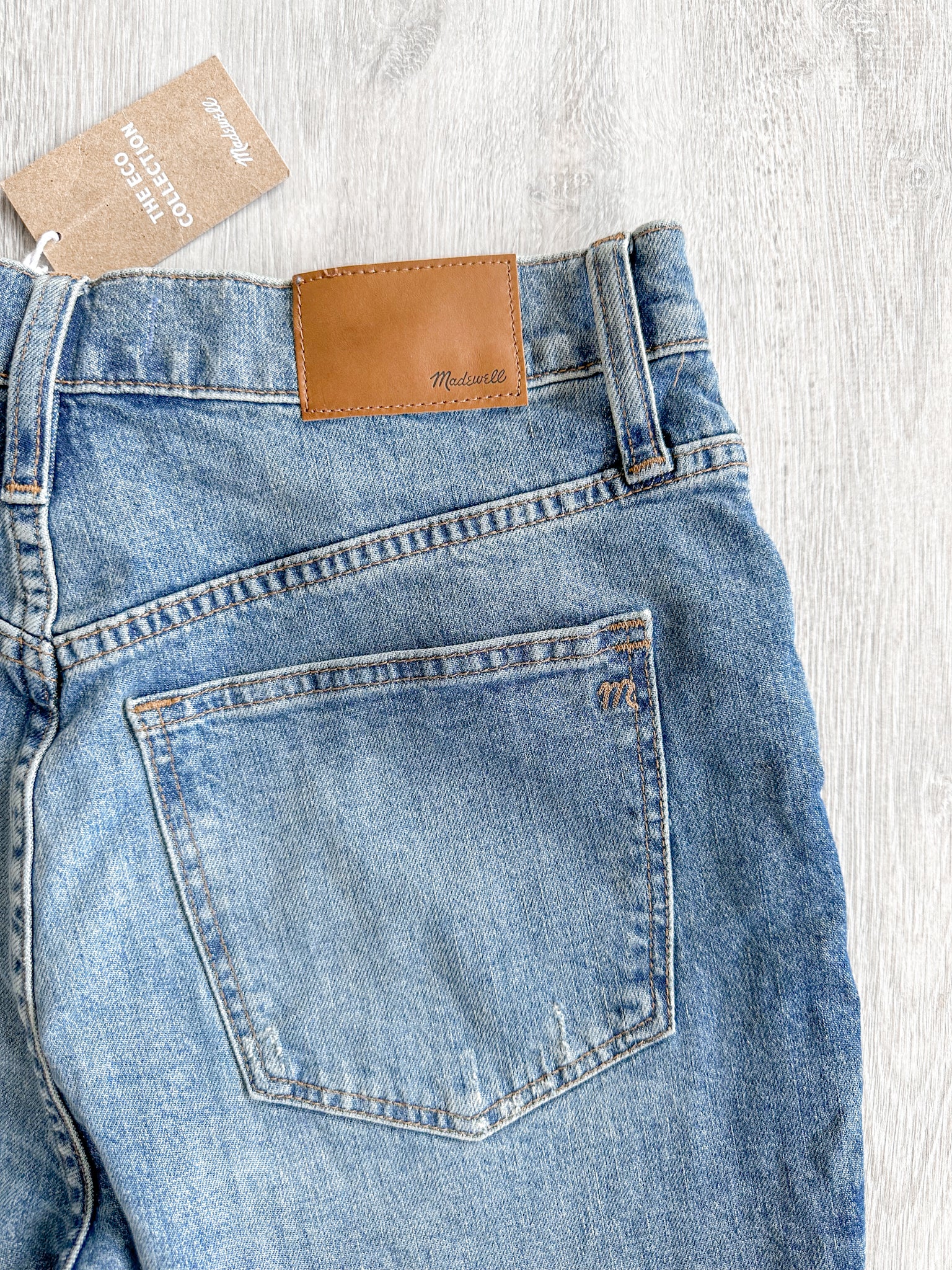 Madewell High-Rise Slim Raebrook Wash Boyjean Relaxed Leg Denim Jeans - House Of Huntington