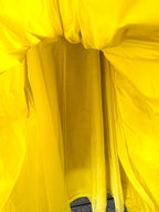 Elie Saab Lime Green Ruffle Detail Off Shoulder Open Leg Formal Gown AW23/24 - House Of Huntington