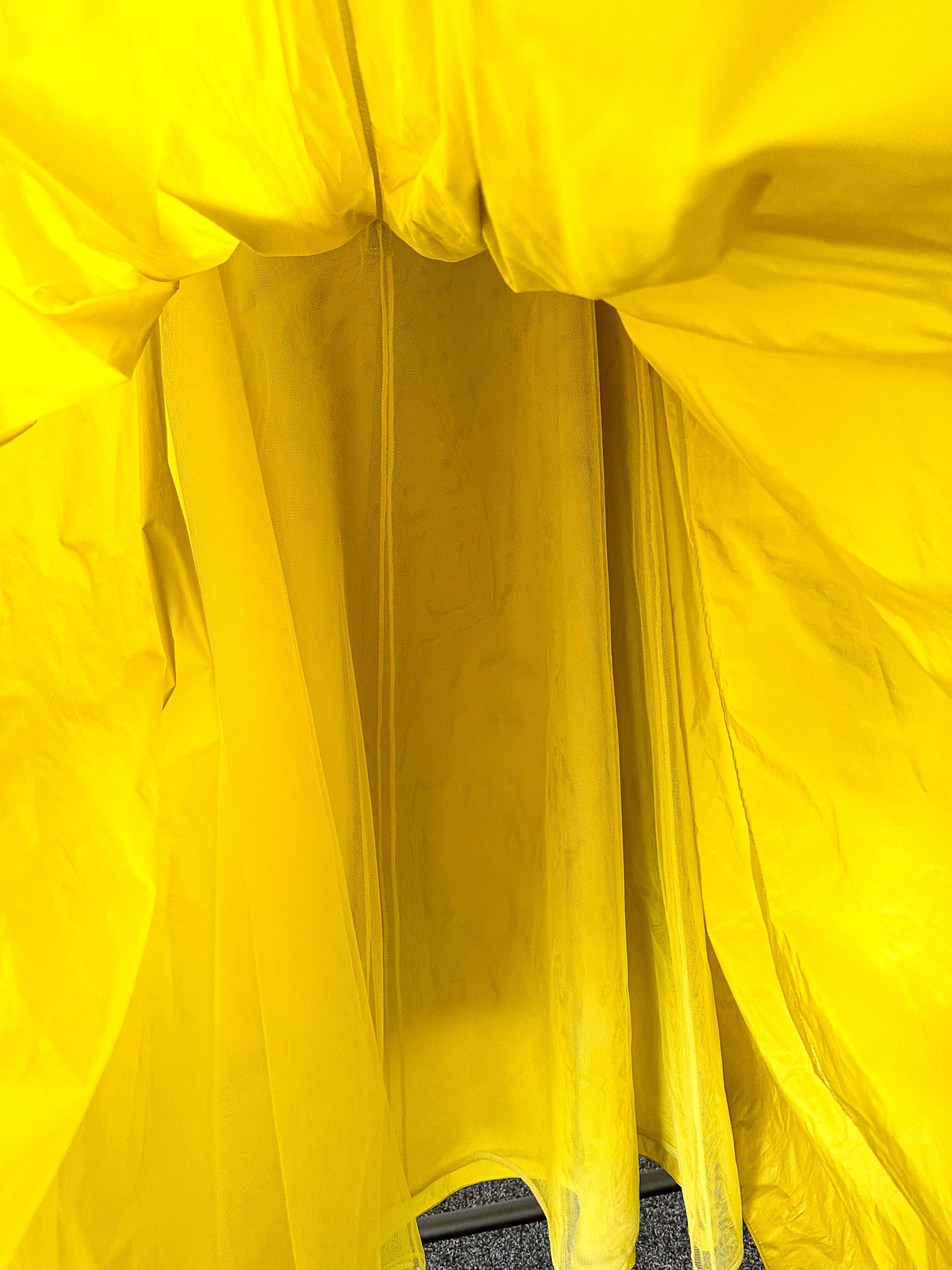 Elie Saab Lime Green Ruffle Detail Off Shoulder Open Leg Formal Gown AW23/24 - House Of Huntington