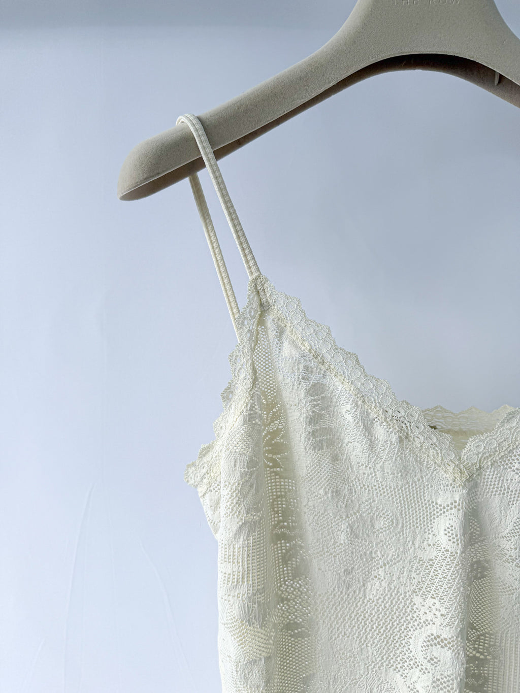 Pain De Sucre Ecru White French Lace Slip Dress In Jasun
