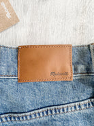Madewell High-Rise Slim Raebrook Wash Boyjean Relaxed Leg Denim Jeans - House Of Huntington