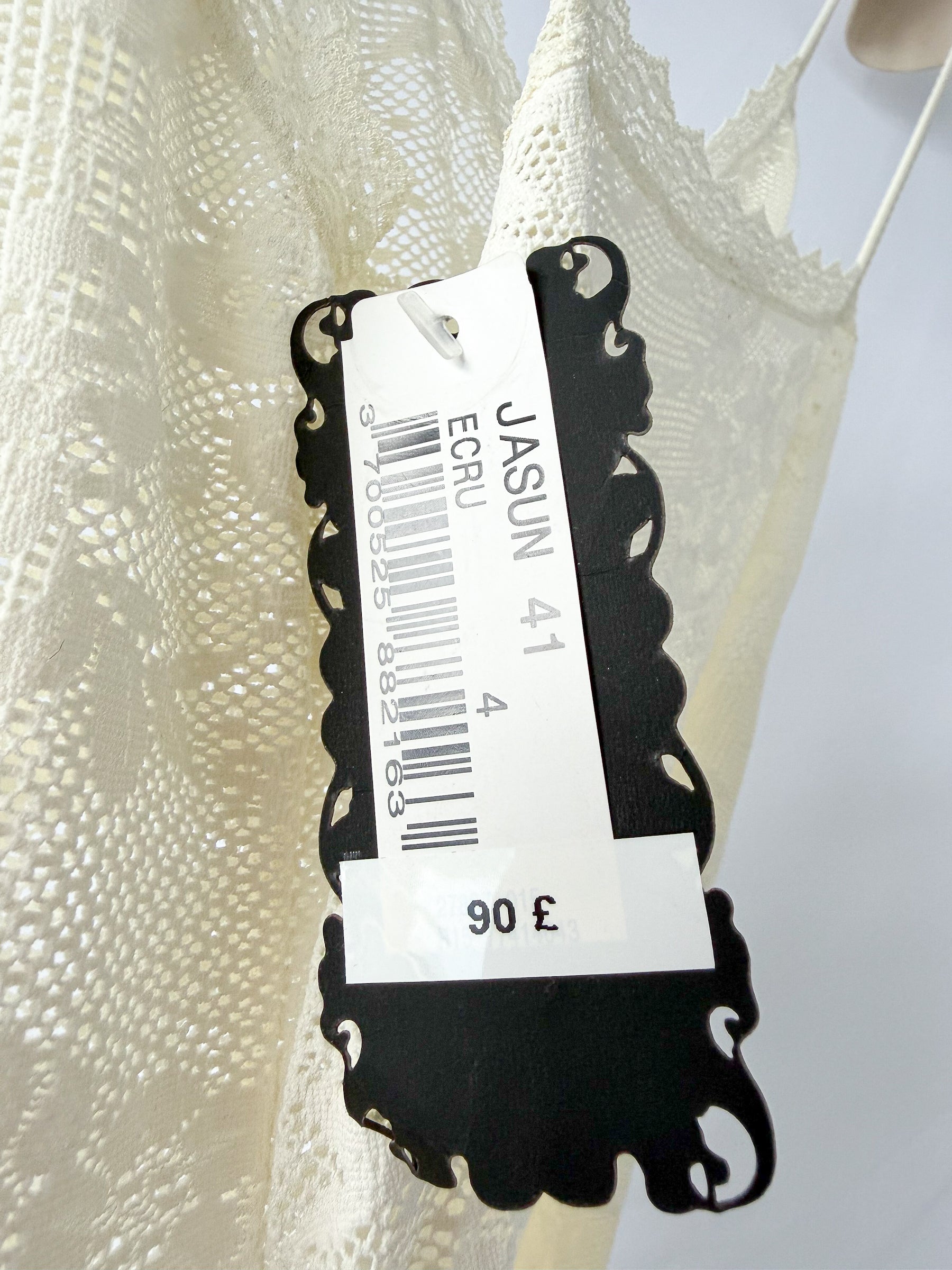 Pain De Sucre Ecru White French Lace Slip Dress In Jasun