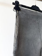 EB Denim Black Split Hem Jeggings