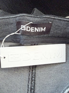 EB Denim Black Split Hem Jeggings