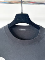 Sweat-shirt asymétrique noir Undercoverism avec logo USM