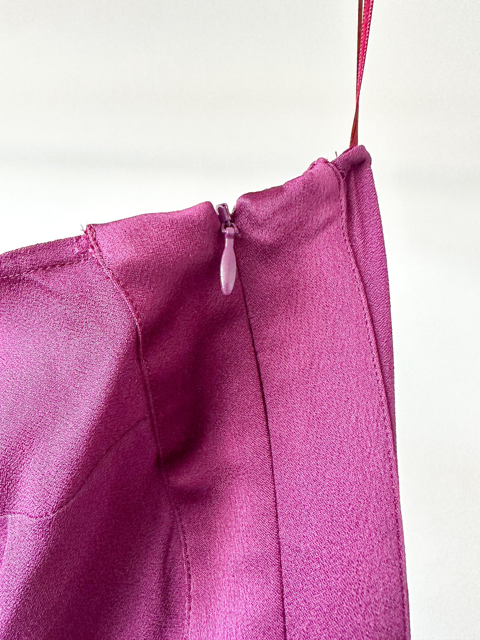 Taller Marmo Purple One Shoulder Ruffle Detail Dress - House Of Huntington