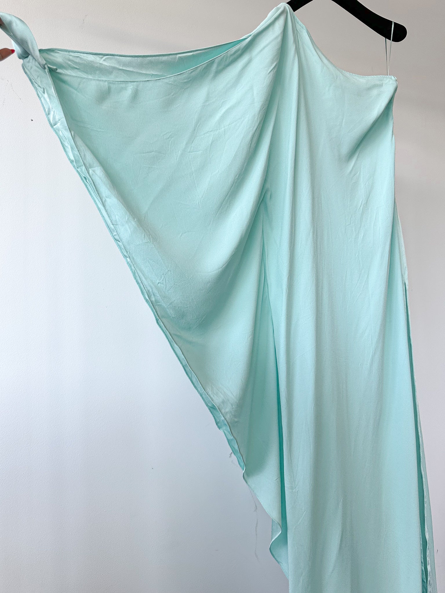 Taller Marmo Bolkan One Shoulder Crepe Gown - House Of Huntington