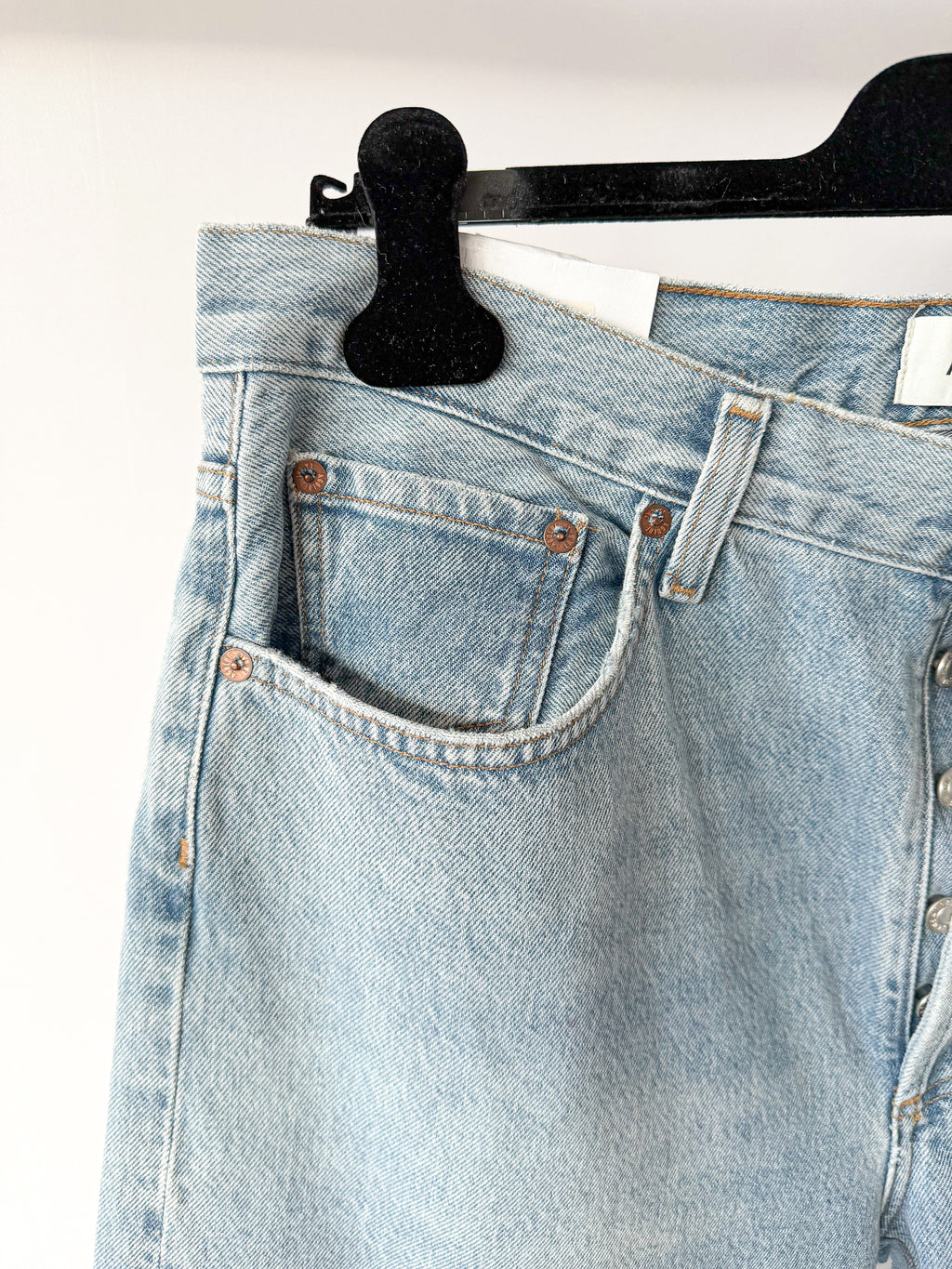 Agolde Henson Baggy Taper Denim Jeans in Replica