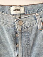 Agolde Henson Baggy Taper Denim Jeans in Replica