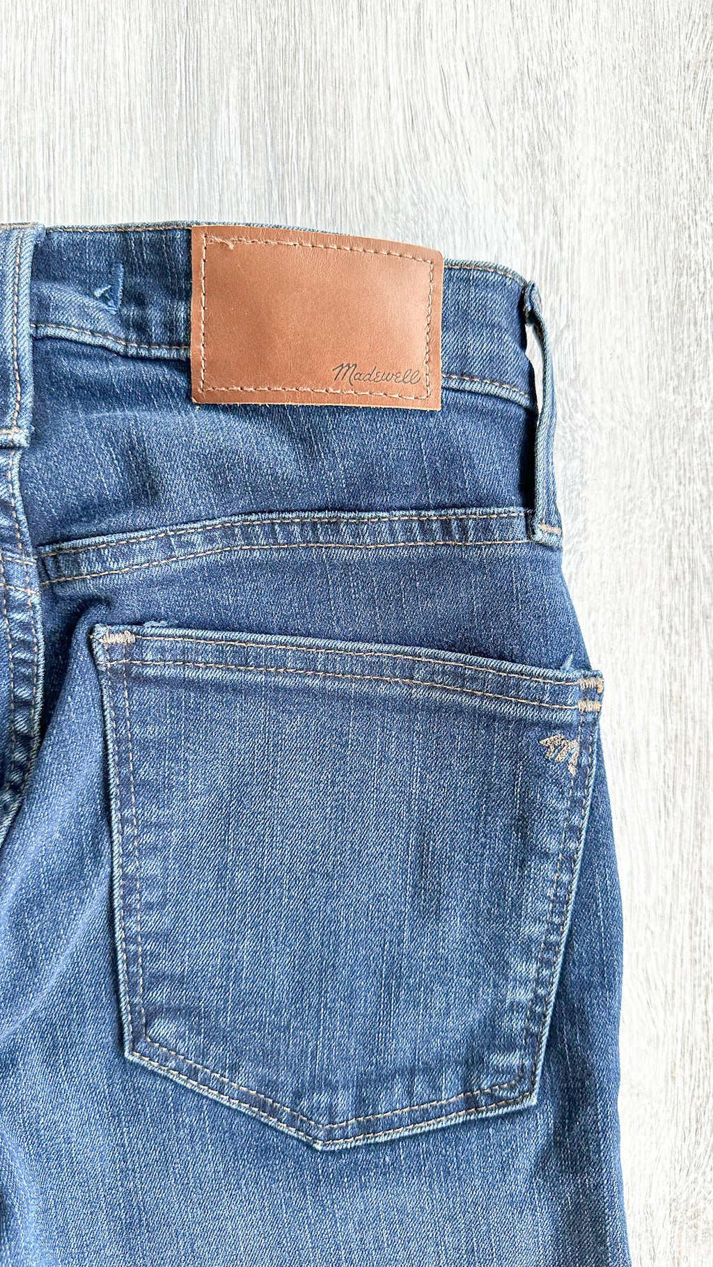 MADEWELL 10 英寸海耶斯水洗高腰紧身牛仔裤