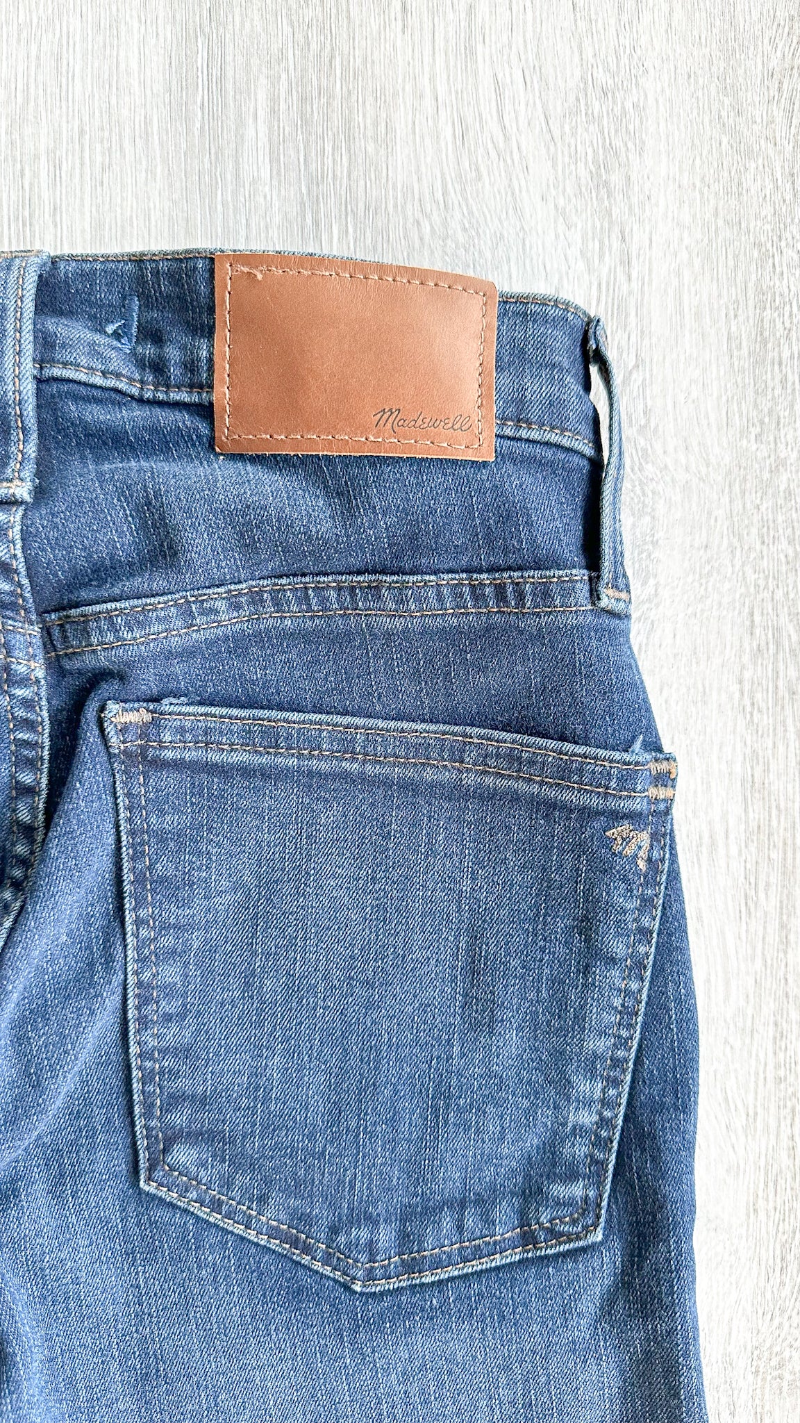 MADEWELL 10 英寸海耶斯水洗高腰紧身牛仔裤