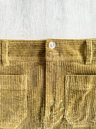 Madewell Corduroy Brown Autumnal Pocket Front A-Line Mini Skirt - House Of Huntington