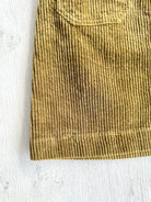 Madewell Corduroy Brown Autumnal Pocket Front A-Line Mini Skirt - House Of Huntington