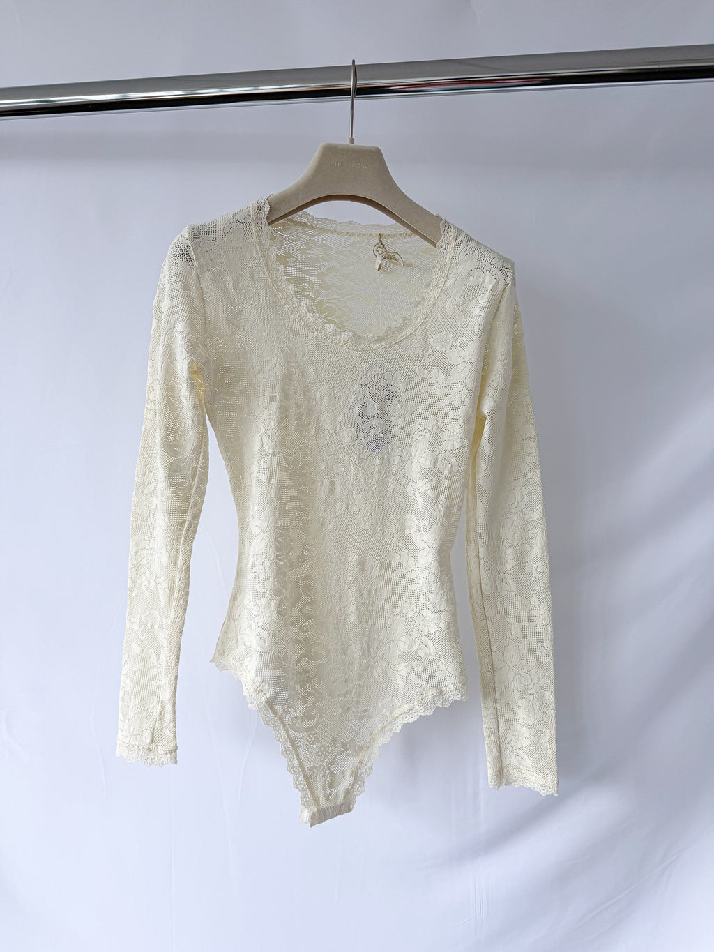 Bodysuit en dentelle écrue Pain De Sucre Eros