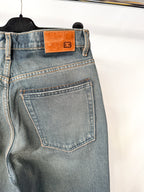 EB Denim Washed Distressed Split Hem Jeans