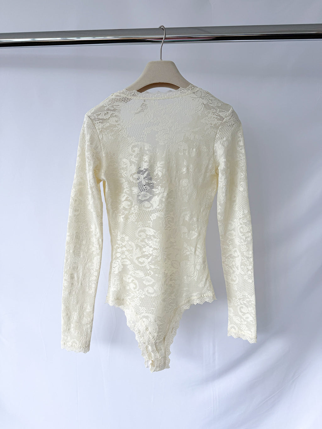 Bodysuit en dentelle écrue Pain De Sucre Eros