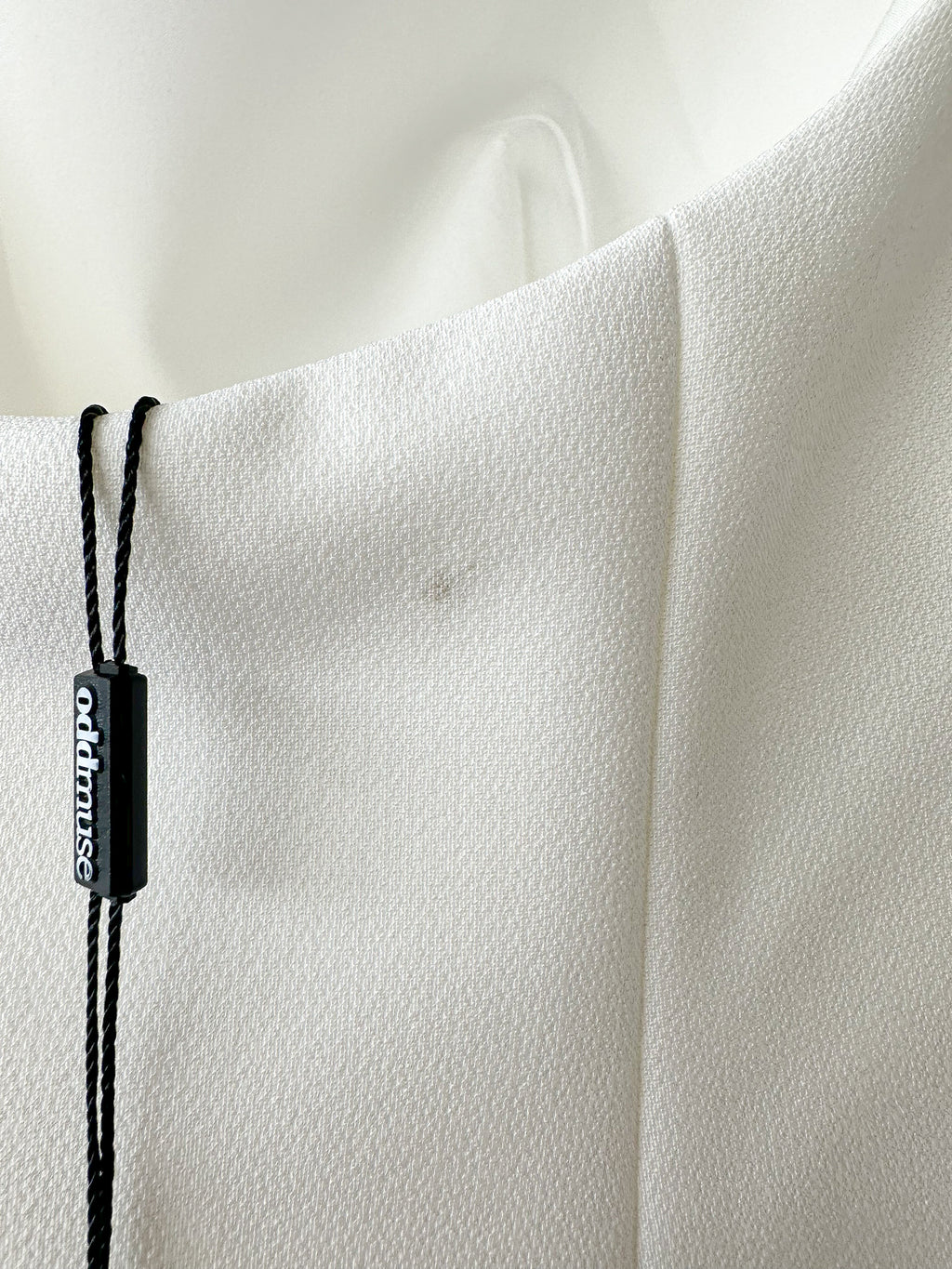 Odd Muse White Drop Hem Halterneck Mini Dress