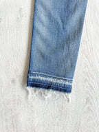 Джинсы-скинни со средней посадкой MADEWELL 9 дюймов в цвете York Wash: порвать и починить