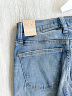 Джинсы-скинни со средней посадкой MADEWELL 9 дюймов в цвете York Wash: порвать и починить