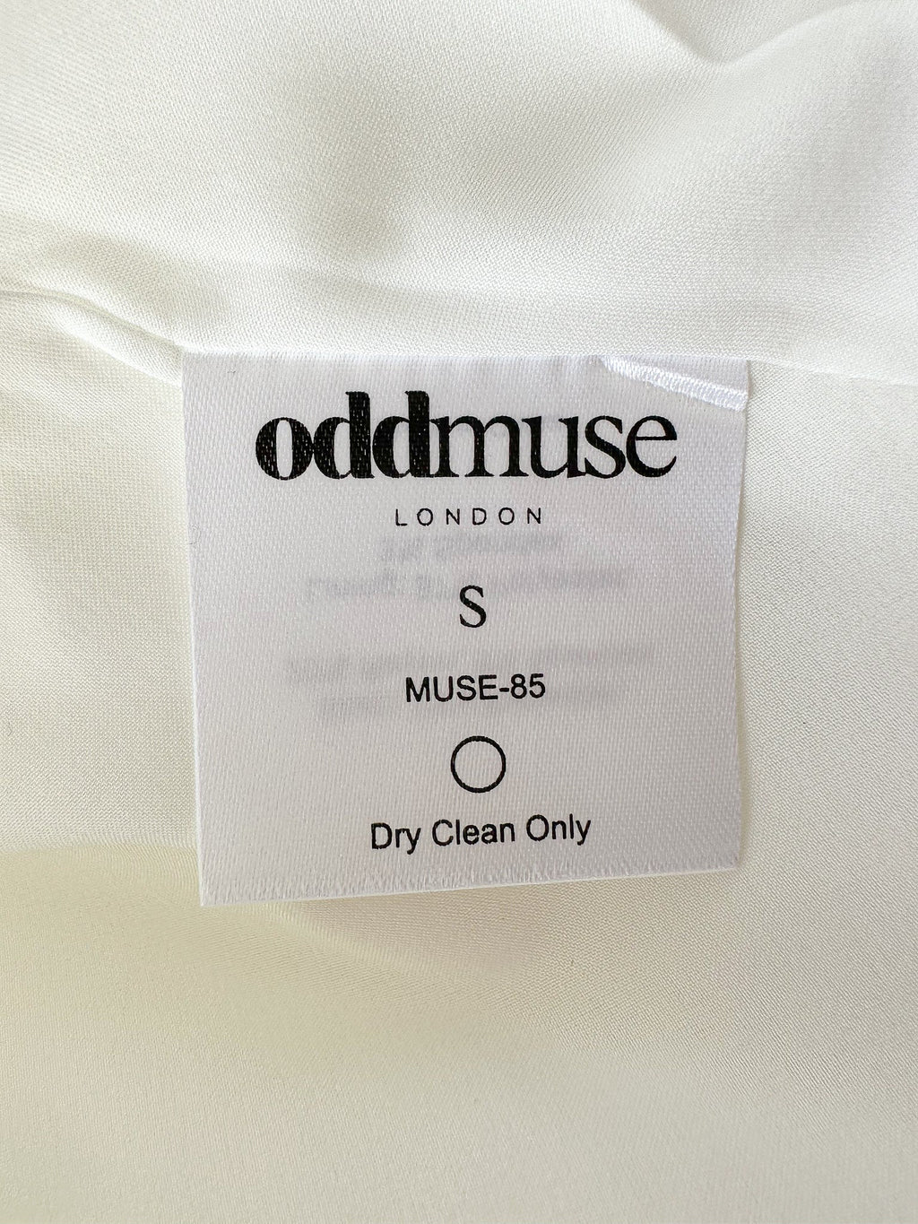 Odd Muse White Drop Hem Halterneck Mini Dress