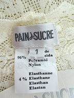 Haut Écru Épaules Dénudées Leonor Pain De Sucre