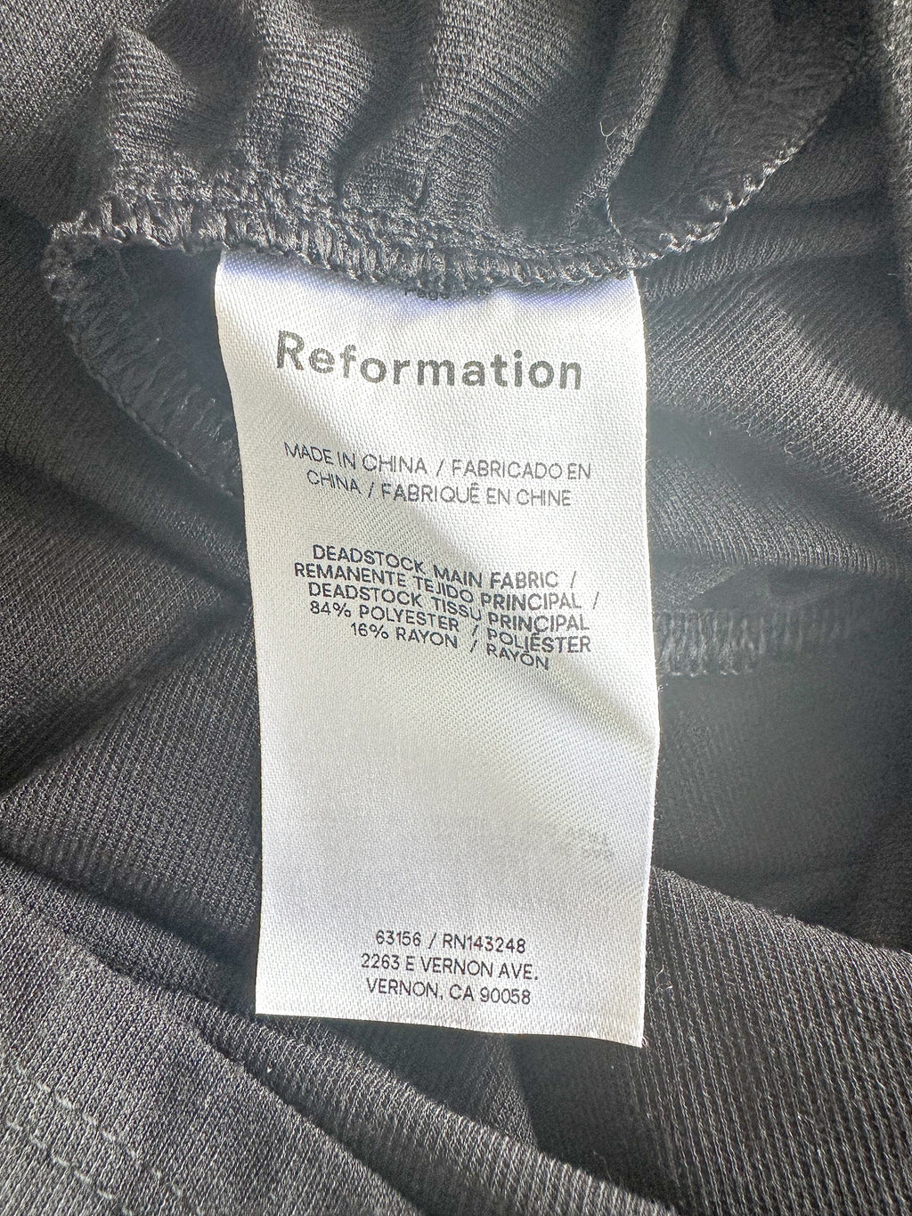 Reformation x Laura Harrier Alycia Black Knit Ruched Off Shoulder Midi Dress