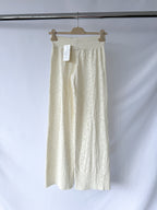 Pain De Sucre Ecru Lace Beach Trousers in Timea