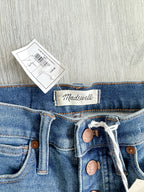 Madewell 10" High-Rise Skinny Jeans in Cordova Wash: Button-Front Edition